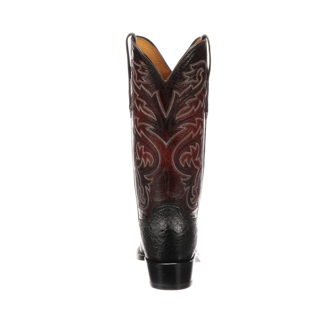 Budget 🥰 Lucchese-inc Nathan :: Black + Black Cherry 😀 7 Lucchese-inc Nathan :: Black + Black Cherry