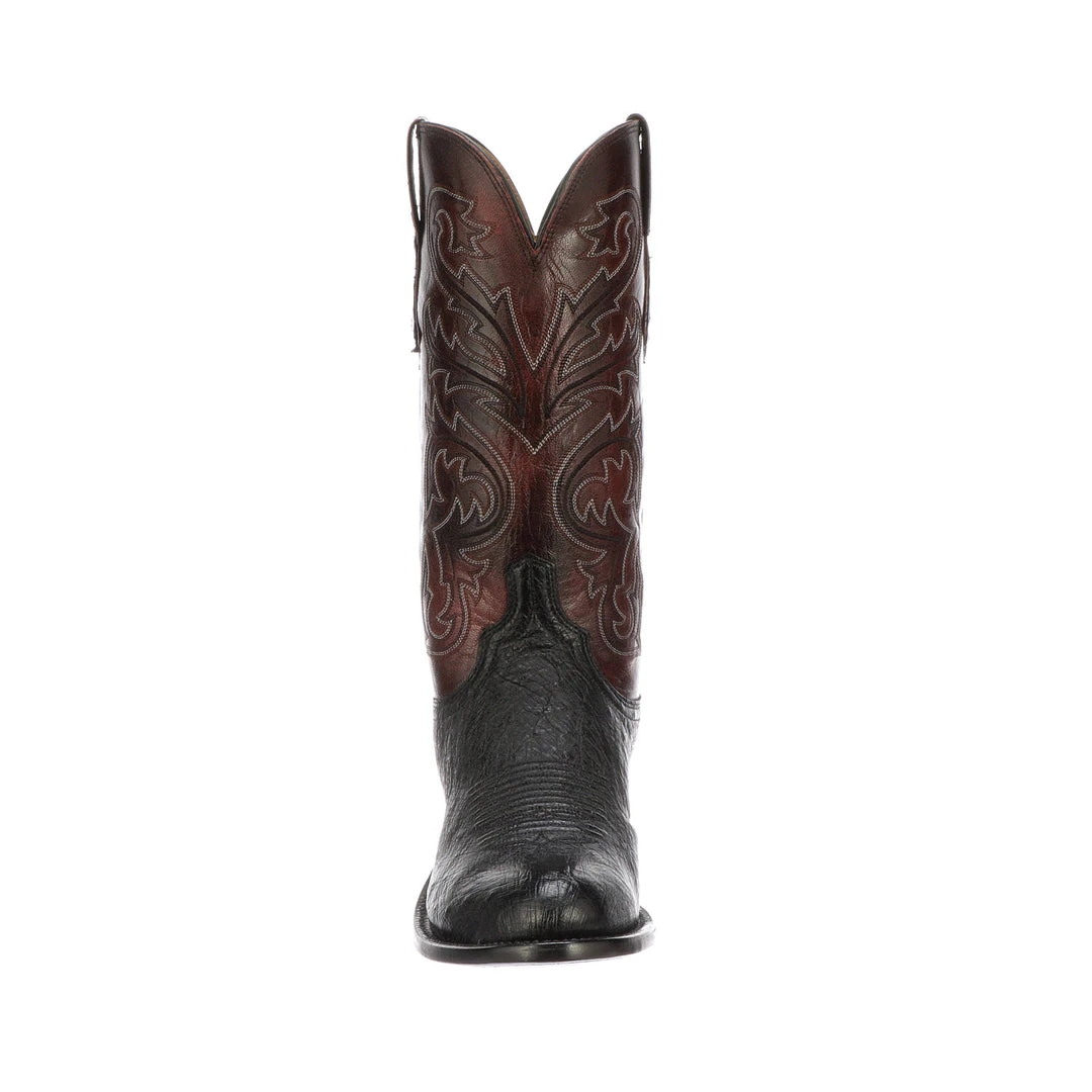 Budget 🥰 Lucchese-inc Nathan :: Black + Black Cherry 😀 10 Lucchese-inc Nathan :: Black + Black Cherry