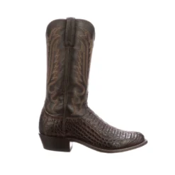 Lucchese-inc Boots Walter :: Barrel Brown + Chocolate
