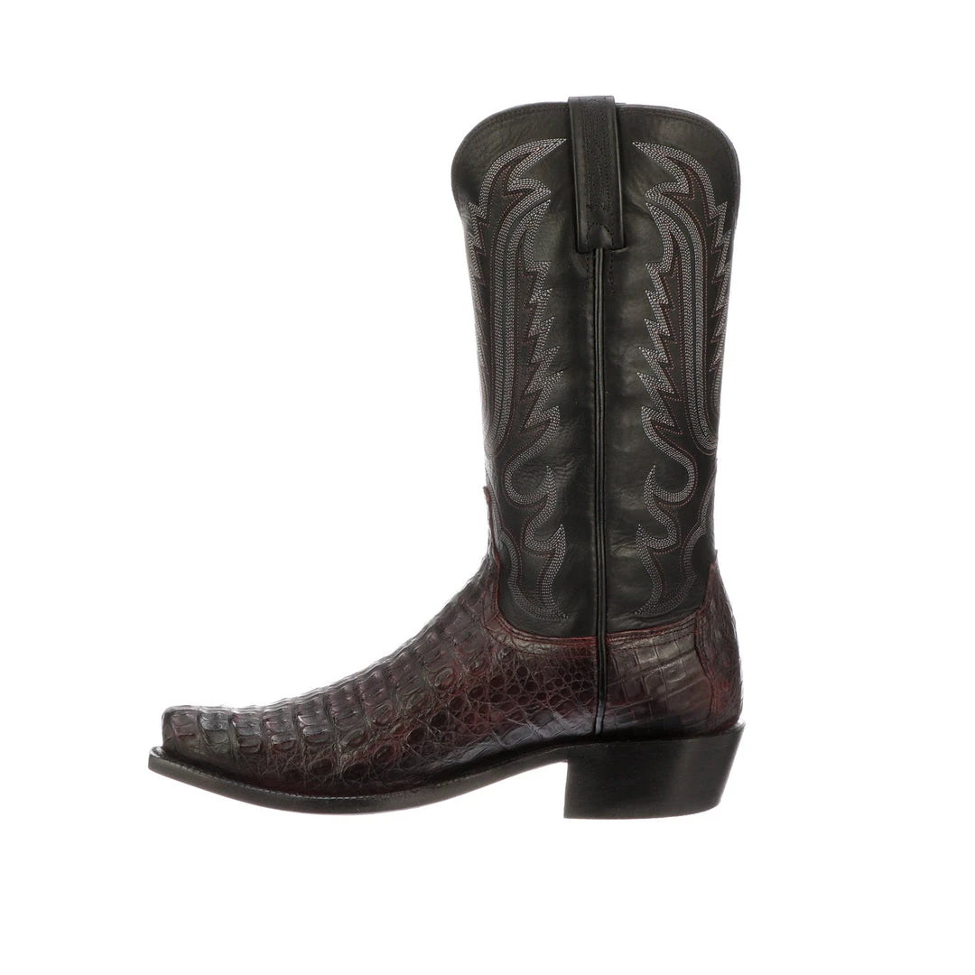Lucchese-inc Boots Walter :: Black Cherry + Black Lucchese-inc Boots Walter :: Black Cherry + Black