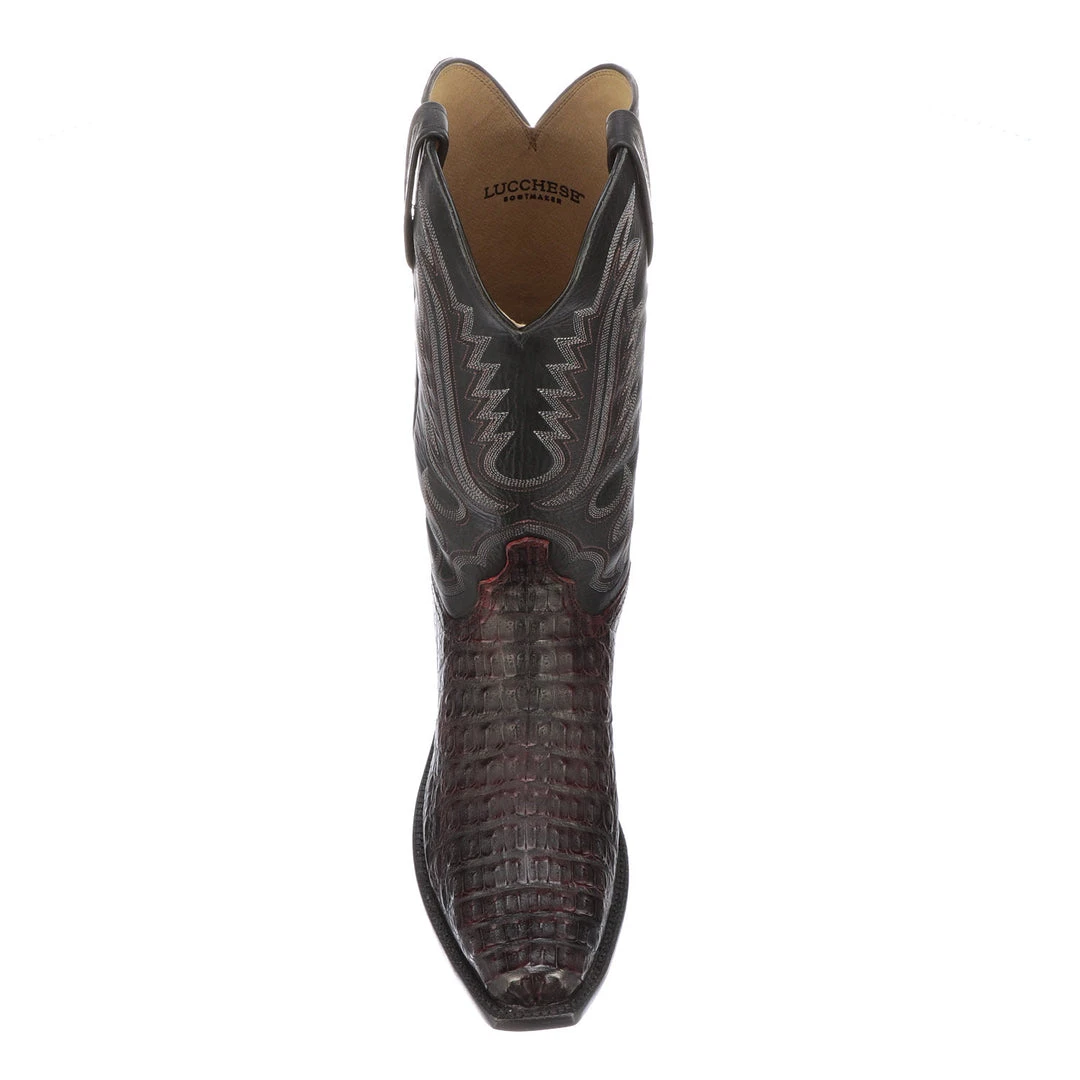 Lucchese-inc Boots Walter :: Black Cherry + Black Lucchese-inc Boots Walter :: Black Cherry + Black