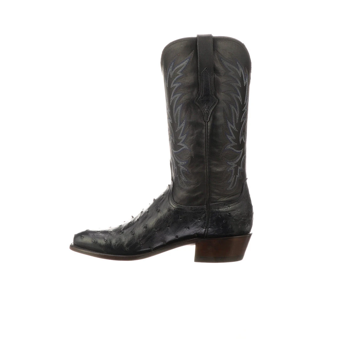 Hot Sale 🤩 Lucchese-inc Elgin :: Navy + Black 🥾 Boots 😍 11 Lucchese-inc Elgin :: Navy + Black Boots