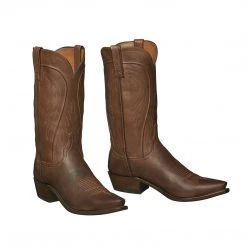 Lucchese-inc Bart :: Tan + Cowhide + Ranch Hand Boots
