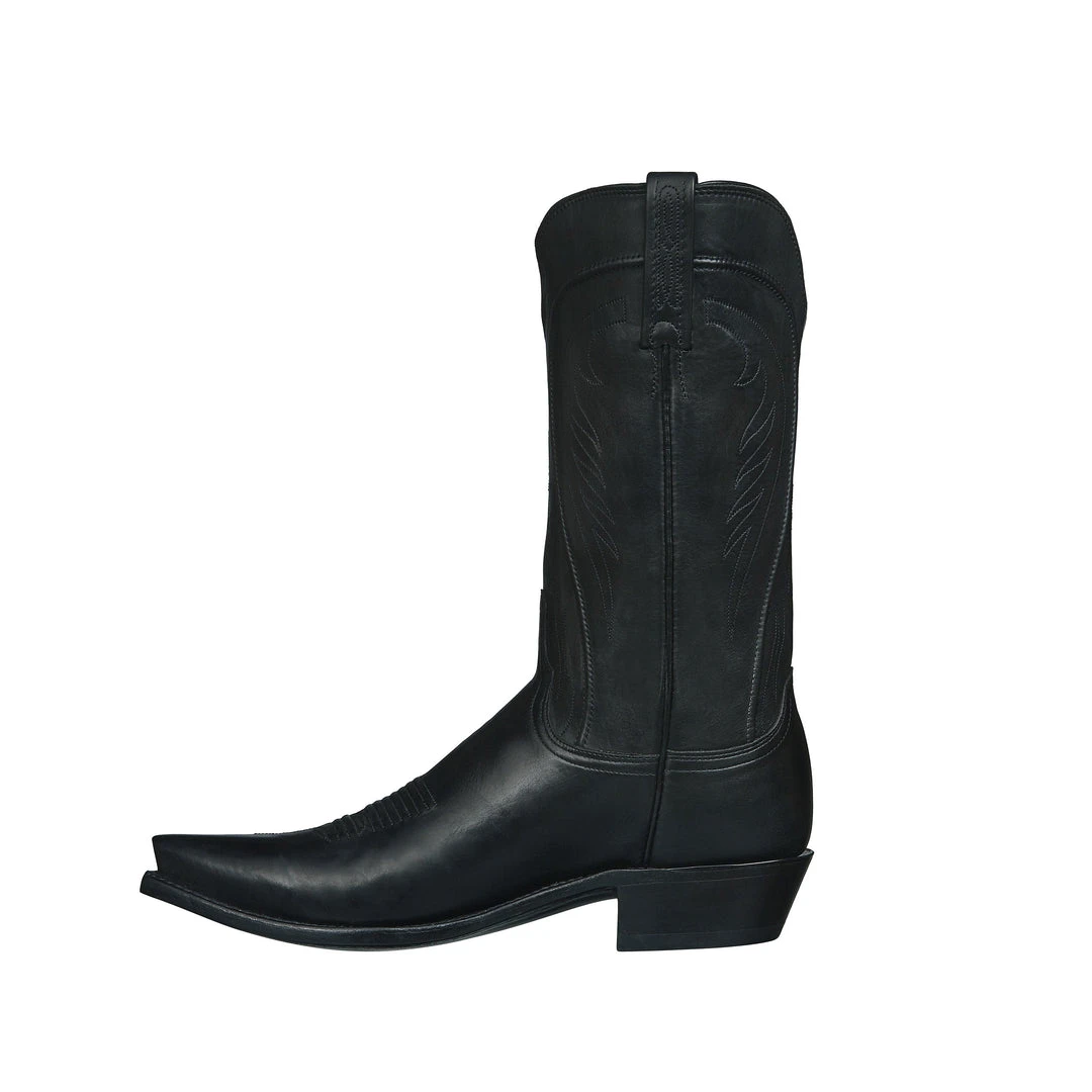 Lucchese-inc Boots Bart :: Black + Cowhide + Ranch Hand Lucchese-inc Boots Bart :: Black + Cowhide + Ranch Hand