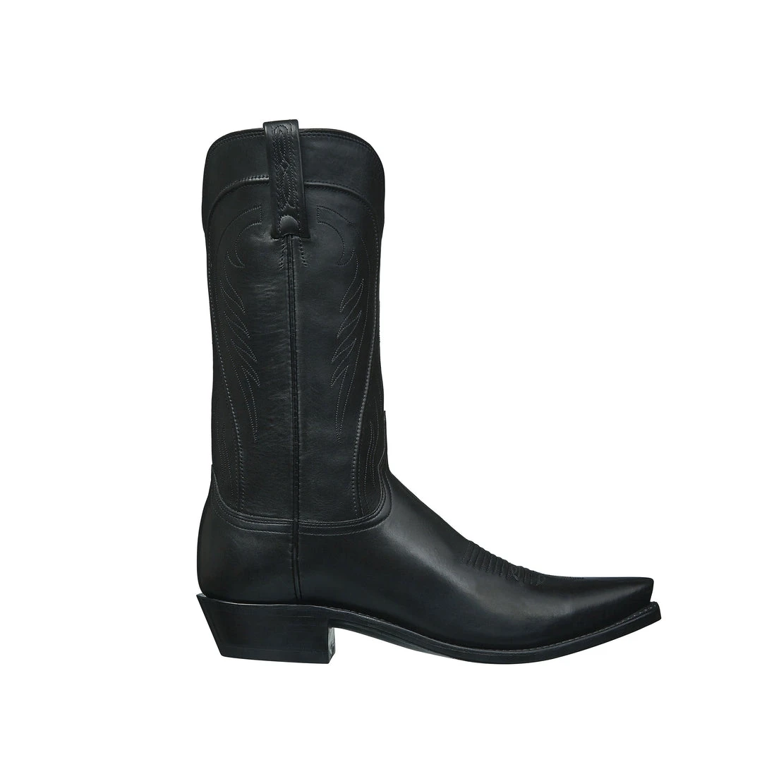 Lucchese-inc Boots Bart :: Black + Cowhide + Ranch Hand Lucchese-inc Boots Bart :: Black + Cowhide + Ranch Hand