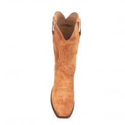 Lucchese-inc Jessie Suede :: Cognac + Rust Boots