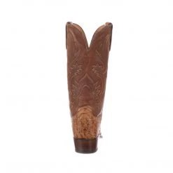 Lucchese-inc Dolly :: Barnwood + Tan BOOTS