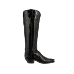 Lucchesse-inc Priscilla :: Crinkle Patent Black