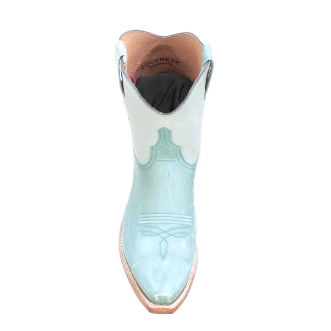 Deals โ Lucchesse-inc Gaby Two-Tone :: Turquoise ๐ฅพ BOOTS ๐ 4 Lucchesse-inc Gaby Two-Tone :: Turquoise BOOTS
