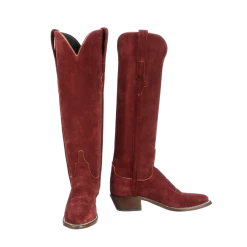 Lucchesse-inc Edie :: Burgundy BOOTS