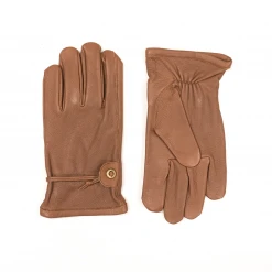 Lucchese-inc Deerskin Gloves :: Brown