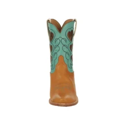 Lucchese-inc Queen Of Hearts :: Tan + Turquoise BOOTS