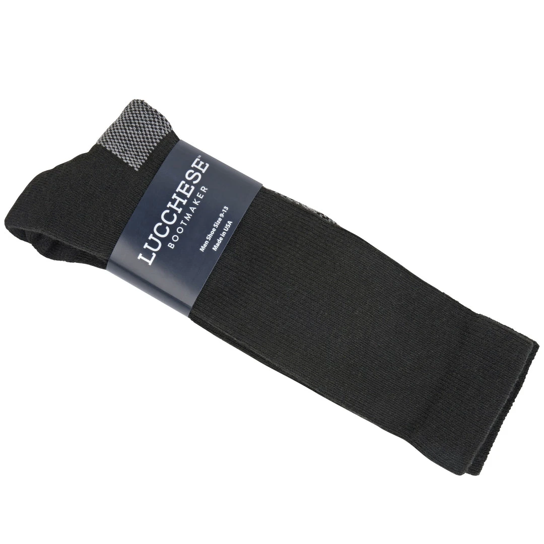 Lucchese-inc Socks Wool :: Black Lucchese-inc Socks Wool :: Black