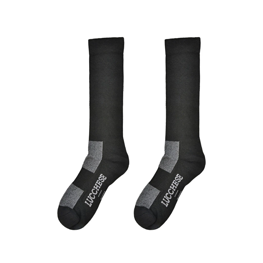 Lucchese-inc Socks Wool :: Black Lucchese-inc Socks Wool :: Black