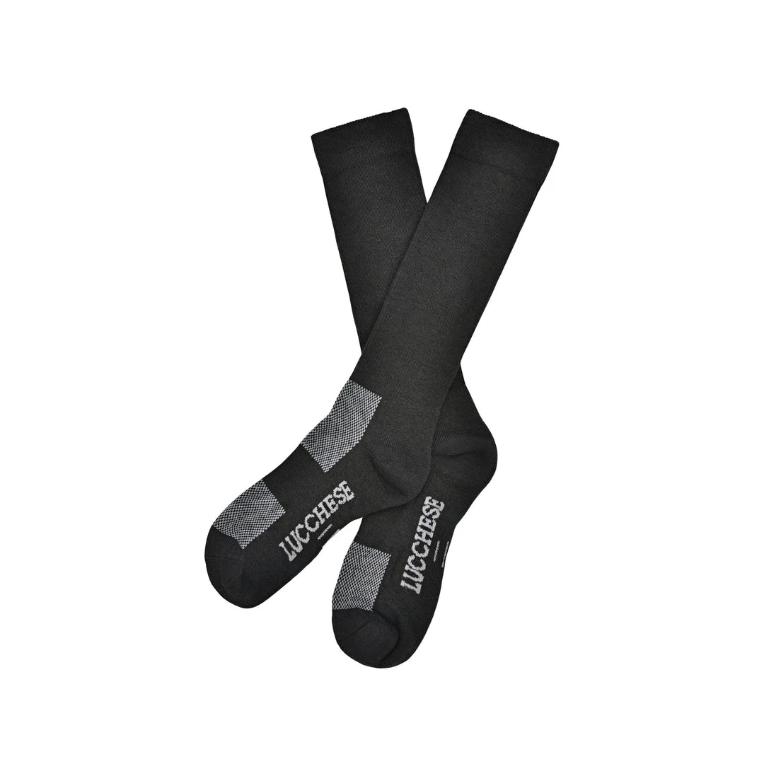 Lucchese-inc Socks Wool :: Black Lucchese-inc Socks Wool :: Black