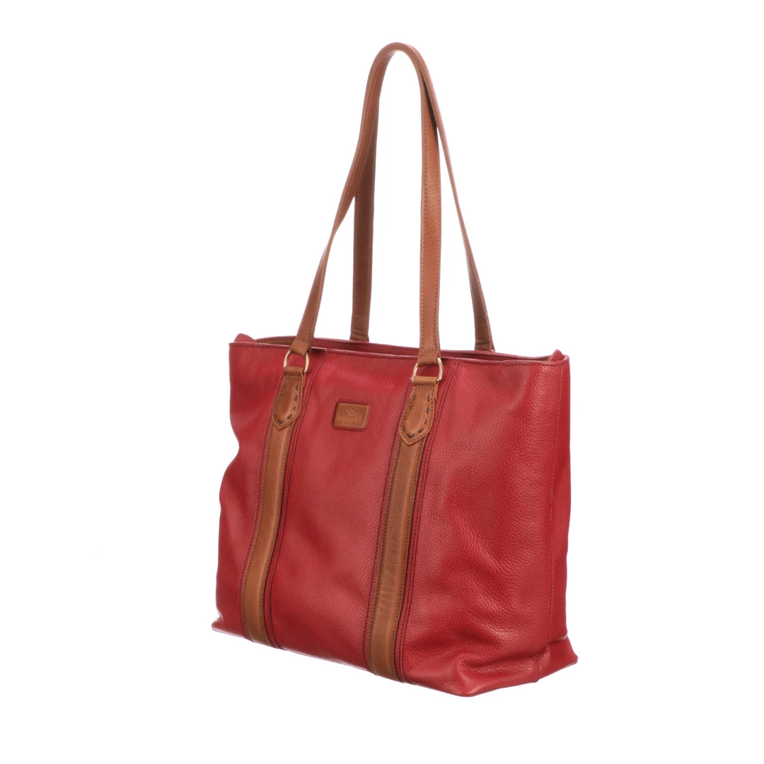 Lucchese-inc Handbags Frances Carryall Tote :: Red Lucchese-inc Handbags Frances Carryall Tote :: Red