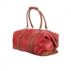 Lucchese-inc Frances Overnight Duffel :: Red
