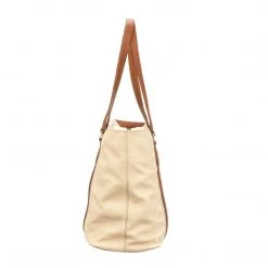 Lucchesse-inc Frances Carryall Tote :: Bone Handbags