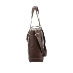 Lucchesse-inc Briefcase & Backpack COSIMO CARYALL TOTE :: ESPRESSO
