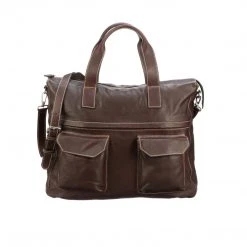 Lucchesse-inc Totes COSIMO TRAVEL TOTE :: ESPRESSO