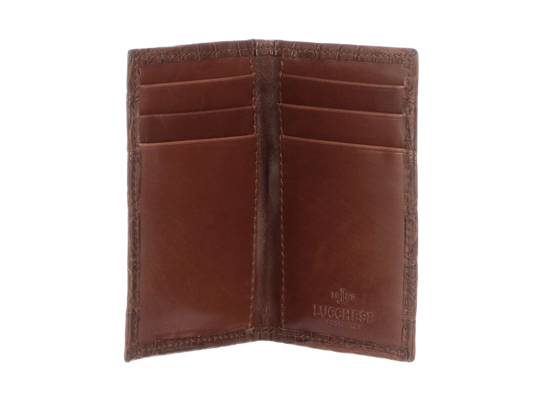 Cheapest ๐ Lucchese-inc Bifold Wallet โ Crocodile :: Sienna ๐ 4 Lucchese-inc Bifold Wallet โ Crocodile :: Sienna