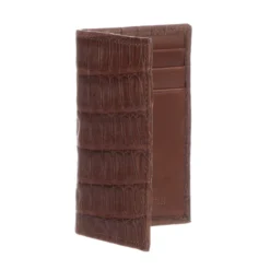 Lucchese-inc Bifold Wallet – Crocodile :: Sienna