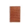 Lucchese-inc Bifold Wallet – Crocodile :: Cognac