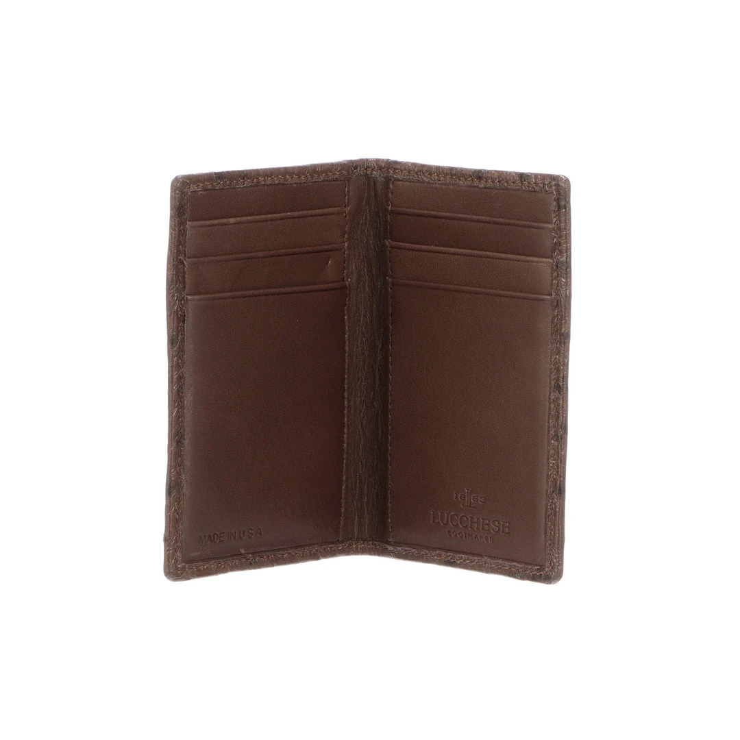 Cheap ๐ Lucchese-inc Wallets Bifold Wallet โ Ostrich :: Sienna ๐ 4 Lucchese-inc Wallets Bifold Wallet โ Ostrich :: Sienna