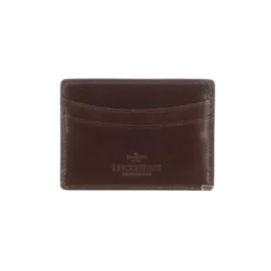 Lucchese-inc Credit Card Case – Calfskin :: Brown Wallets