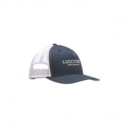 Lucchese-inc Mesh Trucker Cap :: Navy Silver Hats