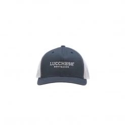 Lucchese-inc Mesh Trucker Cap :: Navy Silver Hats