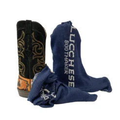 Lucchese-inc Knit Boot Socks :: Blue