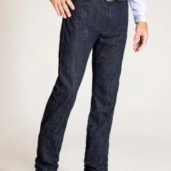 Lucchese-inc APPAREL Relaxed Straight Denim โ Medium Wash :: Medium Wash