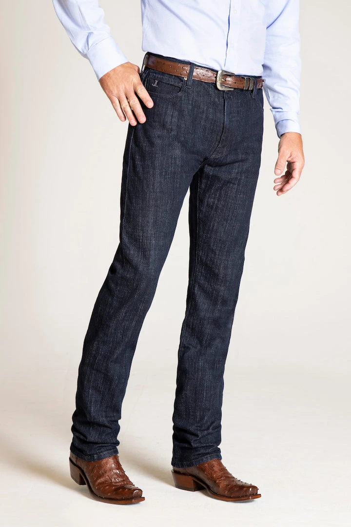 Lucchese-inc APPAREL Relaxed Straight Denim โ Medium Wash :: Medium Wash Lucchese-inc APPAREL Relaxed Straight Denim โ Medium Wash :: Medium Wash