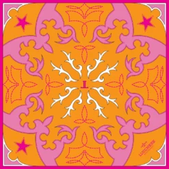 Lucchese-inc Western Silk Scarf :: Pink