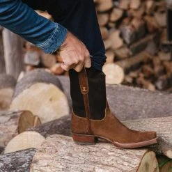 Brand new โญ Lucchesse-inc Stead :: Chocolate + Olive ๐ฅพ Boots ๐ 7 Lucchesse-inc Stead :: Chocolate + Olive Boots