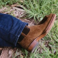 Brand new โญ Lucchesse-inc Stead :: Chocolate + Olive ๐ฅพ Boots ๐ 6 Lucchesse-inc Stead :: Chocolate + Olive Boots