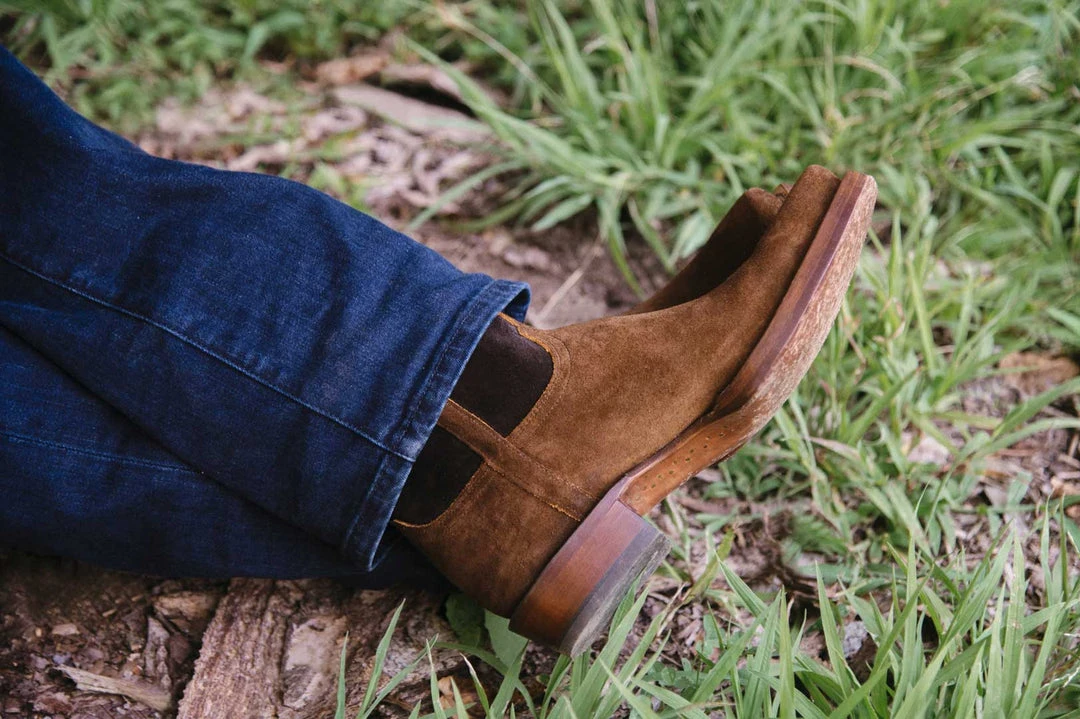 Lucchesse-inc Stead :: Chocolate + Olive Boots Lucchesse-inc Stead :: Chocolate + Olive Boots