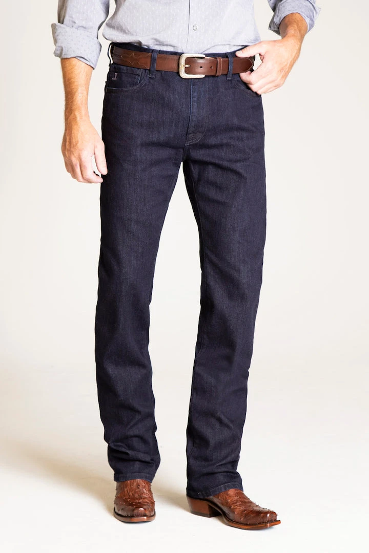 Lucchese-inc Slim Boot Cut Denim :: Dark Wash Lucchese-inc Slim Boot Cut Denim :: Dark Wash