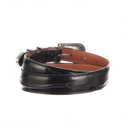 Lucchese-inc Seville Stitch Goat Tapered :: Black