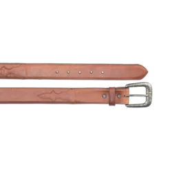 Lucchese-inc Smooth Baby Buffalo :: Cognac Belts