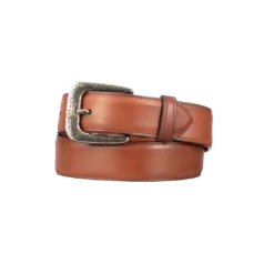 Lucchese-inc Smooth Baby Buffalo :: Cognac Belts