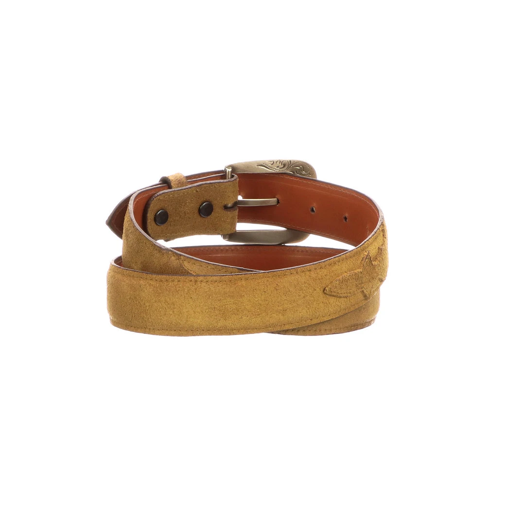 Lucchese-inc Belts Comanche Suede :: Sand Lucchese-inc Belts Comanche Suede :: Sand