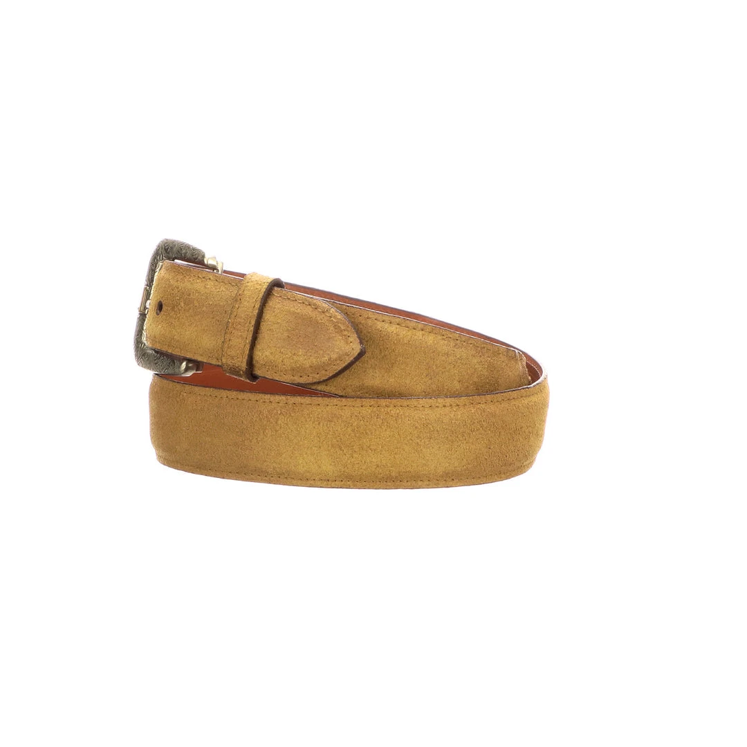 Lucchese-inc Belts Comanche Suede :: Sand Lucchese-inc Belts Comanche Suede :: Sand