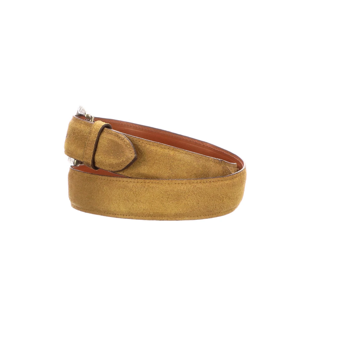 Lucchese-inc Belts Comanche Suede :: Sand Lucchese-inc Belts Comanche Suede :: Sand