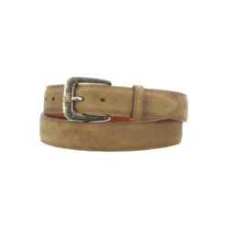 Lucchese-inc Belts Comanche Suede :: Olive