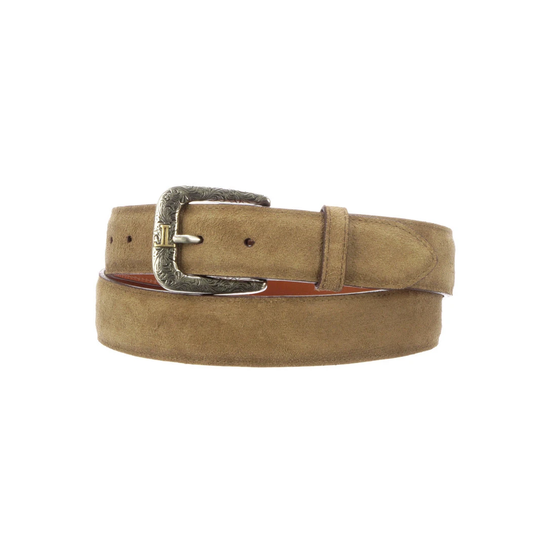 Brand new π Lucchese-inc Belts Comanche Suede :: Olive β 3 Lucchese-inc Belts Comanche Suede :: Olive
