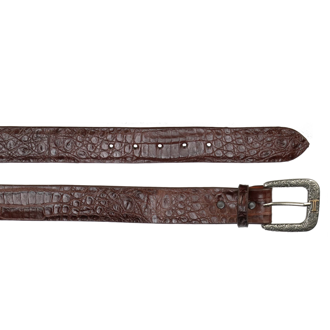 Lucchese-inc Belts Ultra Belly Caiman :: Sienna Lucchese-inc Belts Ultra Belly Caiman :: Sienna