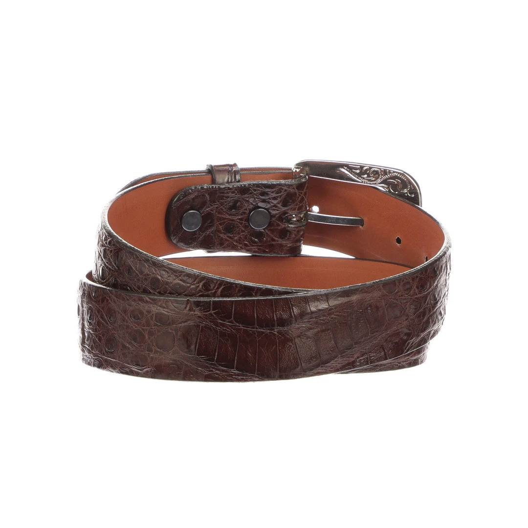 Lucchese-inc Belts Ultra Belly Caiman :: Sienna Lucchese-inc Belts Ultra Belly Caiman :: Sienna