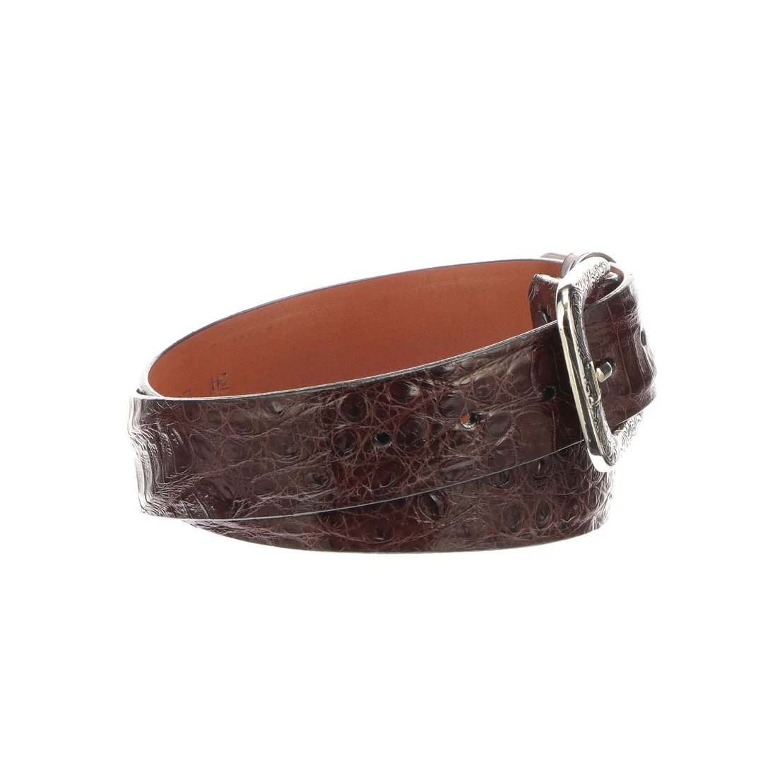 Lucchese-inc Belts Ultra Belly Caiman :: Sienna Lucchese-inc Belts Ultra Belly Caiman :: Sienna